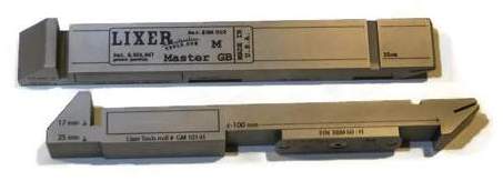 Lixer Metric Only Gage Block with NIST Traceable Certification (GH101-GM10-NIST) Hardened Stainless Steel 10 cm slot