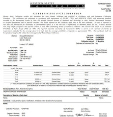 Lixer S (LS 102-A-ISO) Lasered Calibration Lines +/-.002" Independent ISO Certification