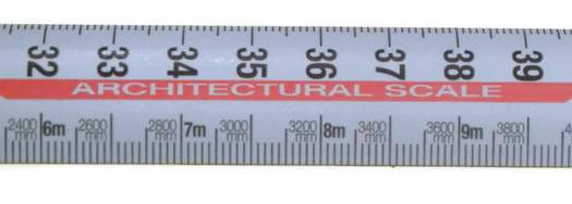 Architectural scale cheap tape measure