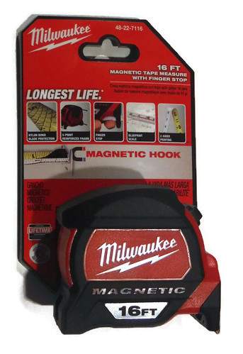 16 ft. Milwaukee Magnetic Tape Measure 48-22-7116 with blueprint scale (MIL-7116)