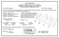 Lixer Pass/Fail Calibration Station Wall Mounted NISTTraceable (LPF-NIST)