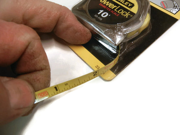 10 ft. Stanley Power Lock Tape Measure 33-115 Diameter Scale (pi scale) –  Lixer Tools