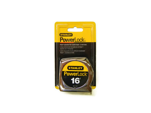 16 ft. Stanley Power Lock Tape Measure 33-116 (ST33-116)