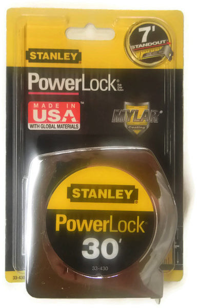 30 ft. Stanley Power Lock Tape Measure 33-430 (ST33-430)