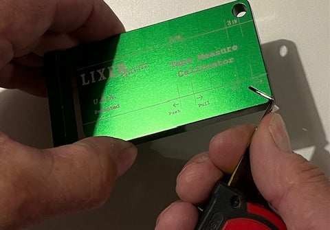 Pocket Lixer Tape Measure Calibration Tool with NIST Traceable Certification (PLA-G-NIST)