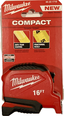 16 ft. Milwaukee Tape Measure 48-22-1716 with fractional scale (MIL-1716)