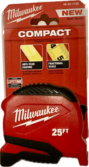 25 ft. Milwaukee Tape Measure with Fractional Scale 48-22-1725 (MIL-1725)