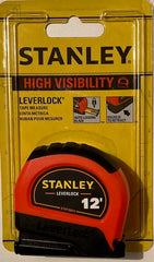 12 ft. Stanley Lever Lock Tape Measure STHT30813S 1/2" wide blade (STHT30813S)