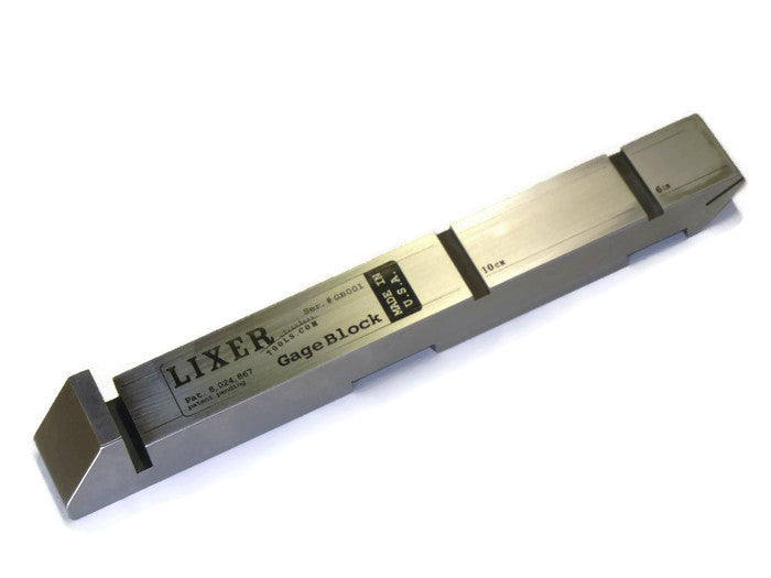 Lixer H Gage Block (GB101-H-ISO) Hardened Stainless Steel with ...
