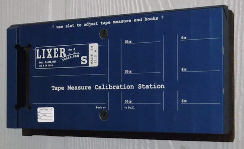 Lixer S Tape Measure Calibration Station