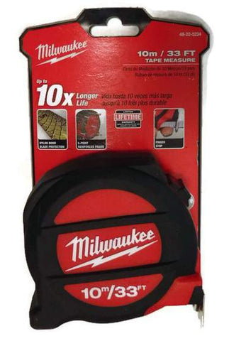 Milwaukee 48-22-5234 10m/33ft tape measure