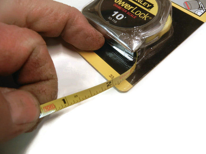 10 ft. Stanley Power Lock Tape Measure 33115 Diameter Scale (pi scale