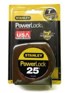 25 ft. Stanley Power Lock Tape Measure 33-425 (ST33-425)