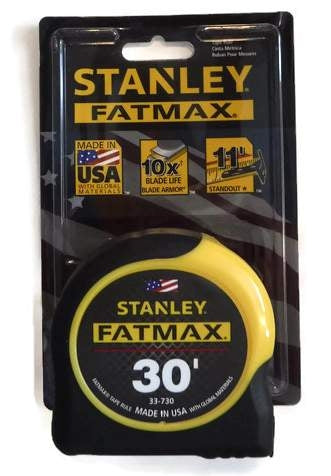 30 ft. Stanley Fat Max Tape Measure 33-730 (ST33-730) 1-1/4