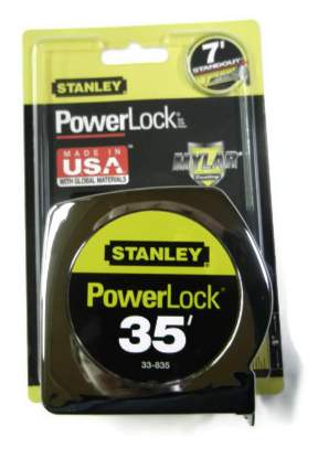 35 ft. Stanley Power Lock Tape Measure 33-835 (ST33-835)